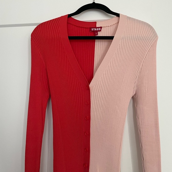 Staud
Shoko Colorblocked Midi-Dress - Picture 3 of 5